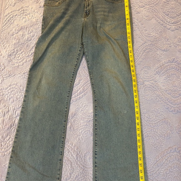 Votre Nom Jeans with rhinestone.  Size 12 - Picture 6 of 10